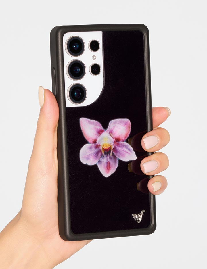 Orchid | Black Samsung Galaxy Case