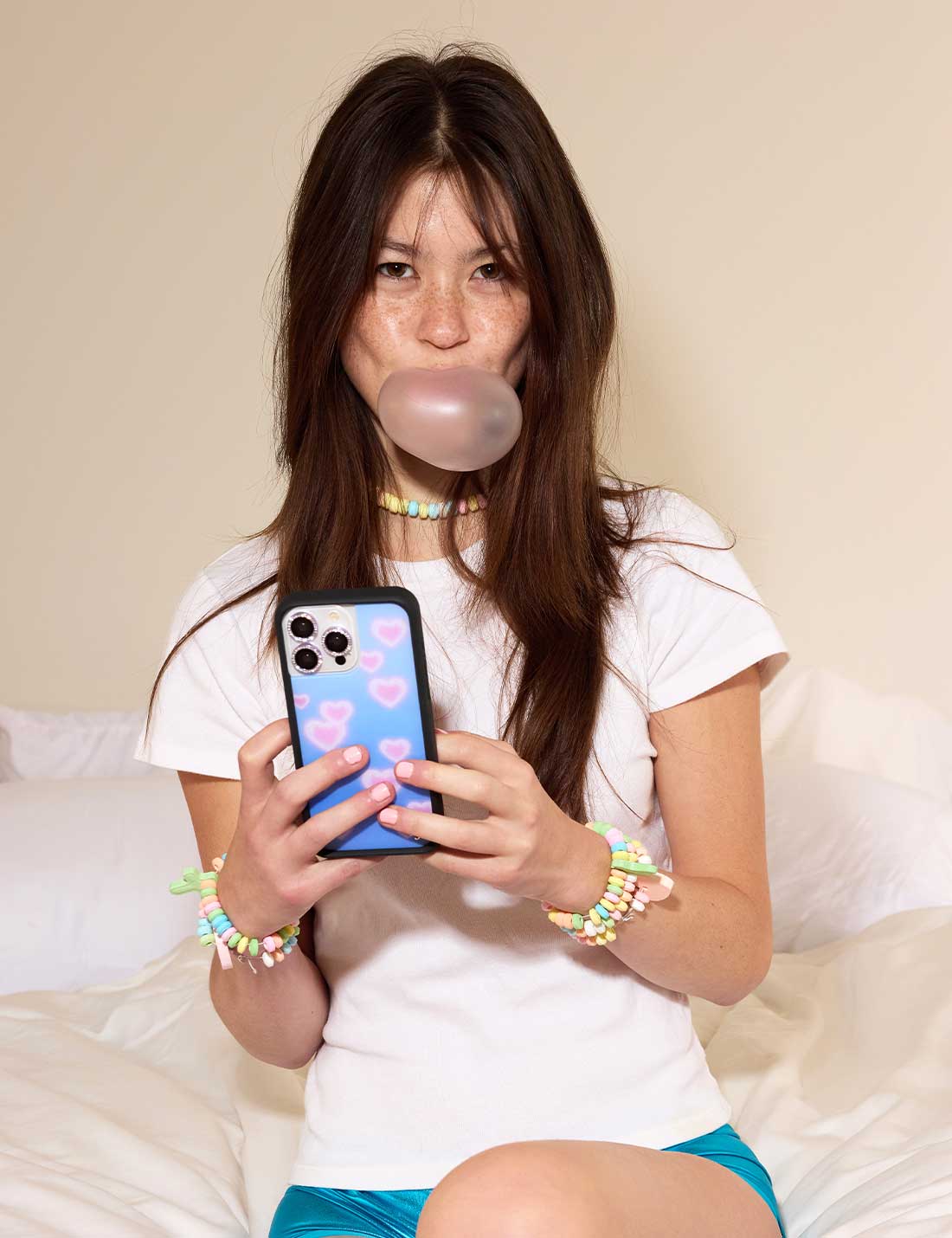 Dreamy Hearts iPhone Case