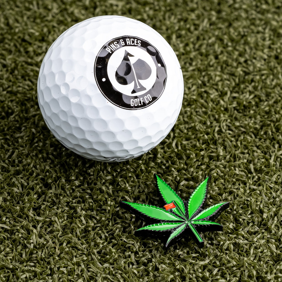 Pot Leaf Ball Marker