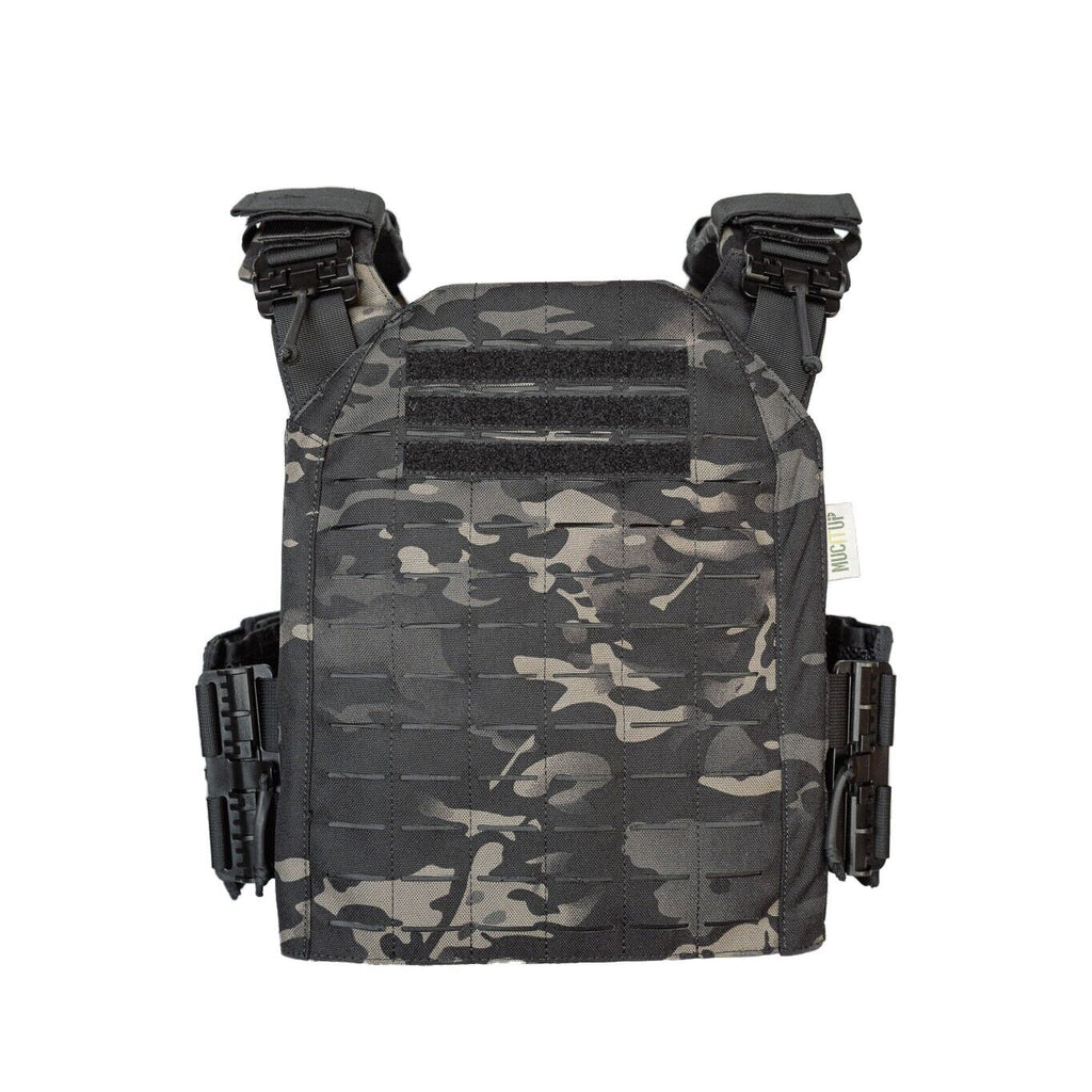 MUCTAC Plate Carrier 10x12 – 1050D Nylon – Quick Release – Laser Cut MOLLE – Texas