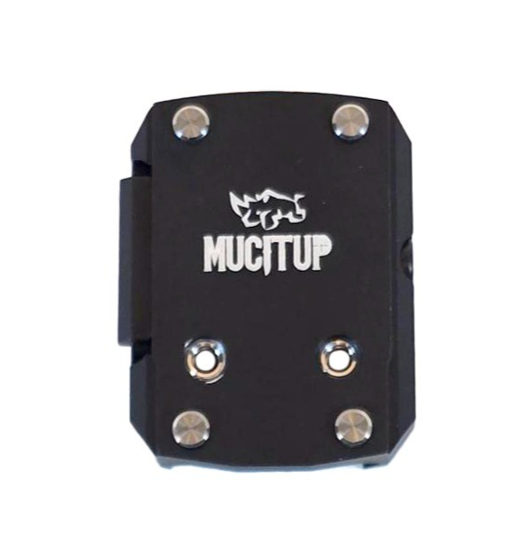 MUCTAC RMSc to Picatinny Adapter 6061-T6 Aluminum 21mm Base Stainless Inserts