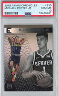 Graded 2018-19 Panini Chronicles Michael Porter Jr. #230 Rookie RC Basketball Card PSA 10 Gem Mint