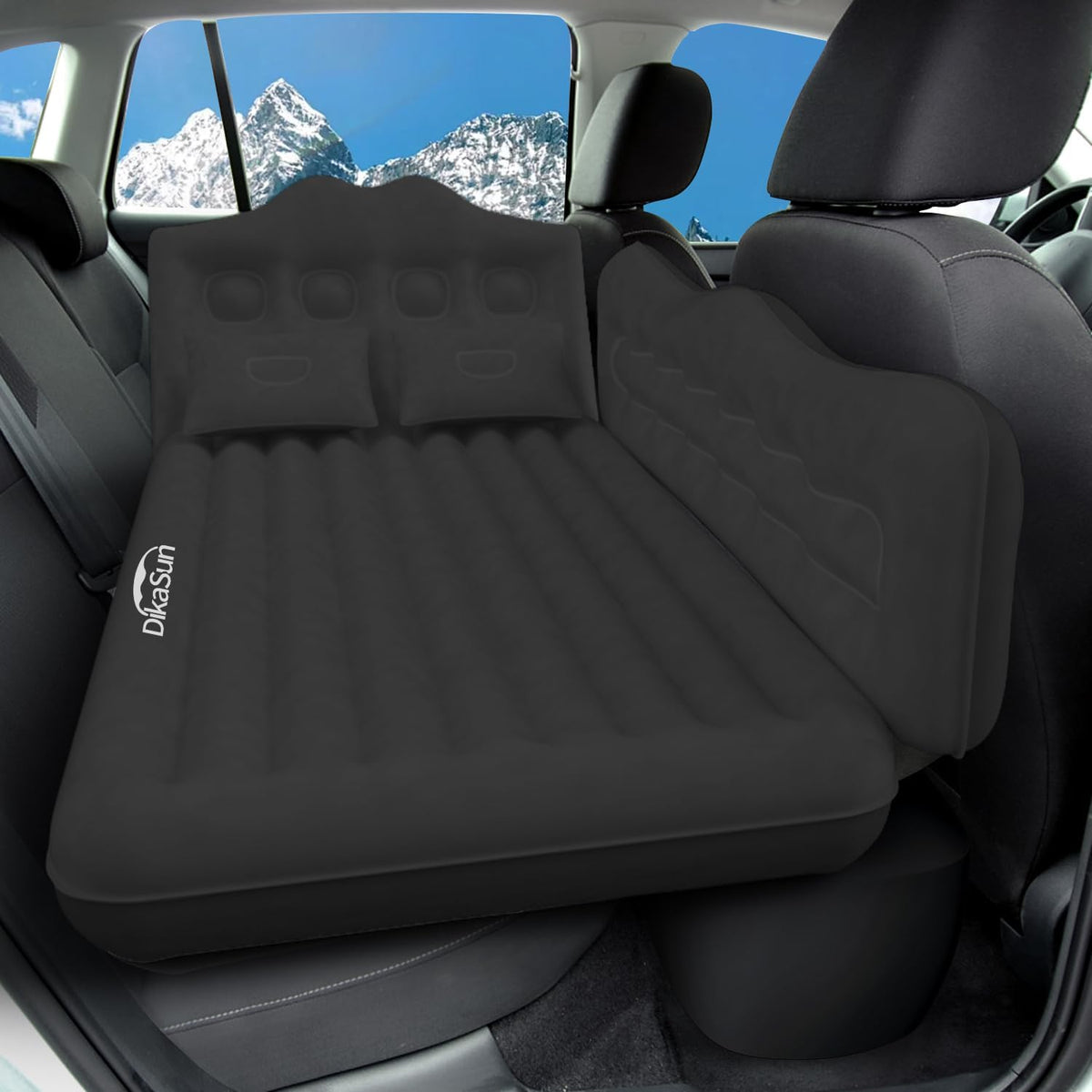 Thicken Backseat SUV/Car/Truck Air Mattress Air Bed Inflatable SUV Truck Mattress -35.4'' Width/Grey