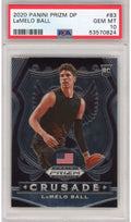 Graded 2020-21 Panini Prizm LaMelo Ball #83 Crusade Rookie RC Basketball Card PSA 10 Gem Mint
