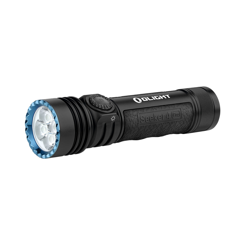 Olight Seeker 4 Pro Rechargeable Flashlight 4600 Lumens USB-C Magnetic Charging