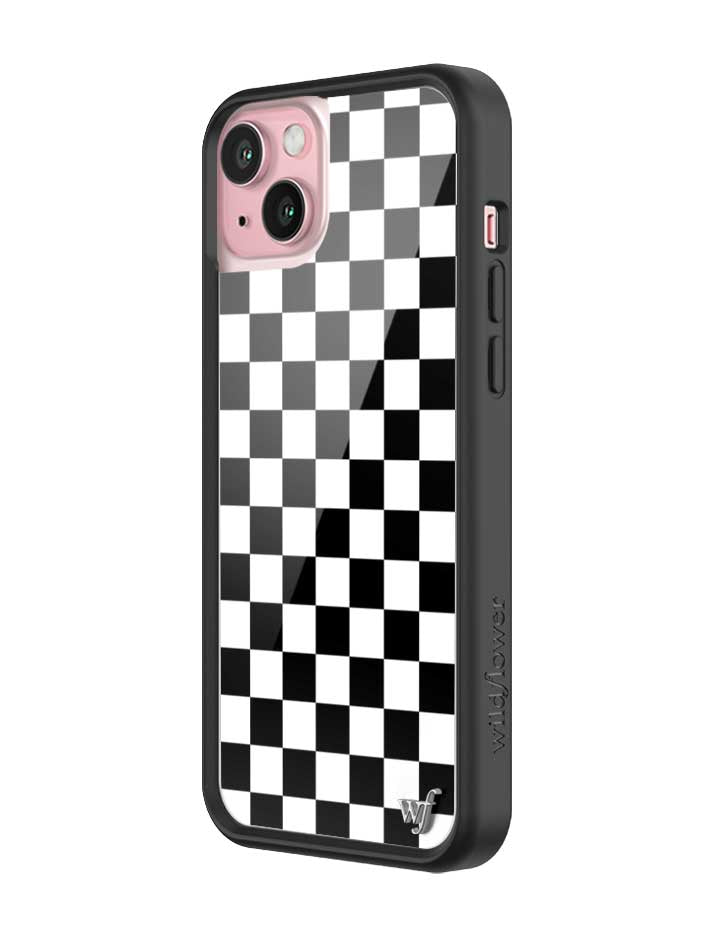 Checkers | Black iPhone Case