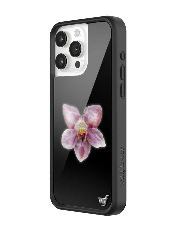 Orchid | Black iPhone Case