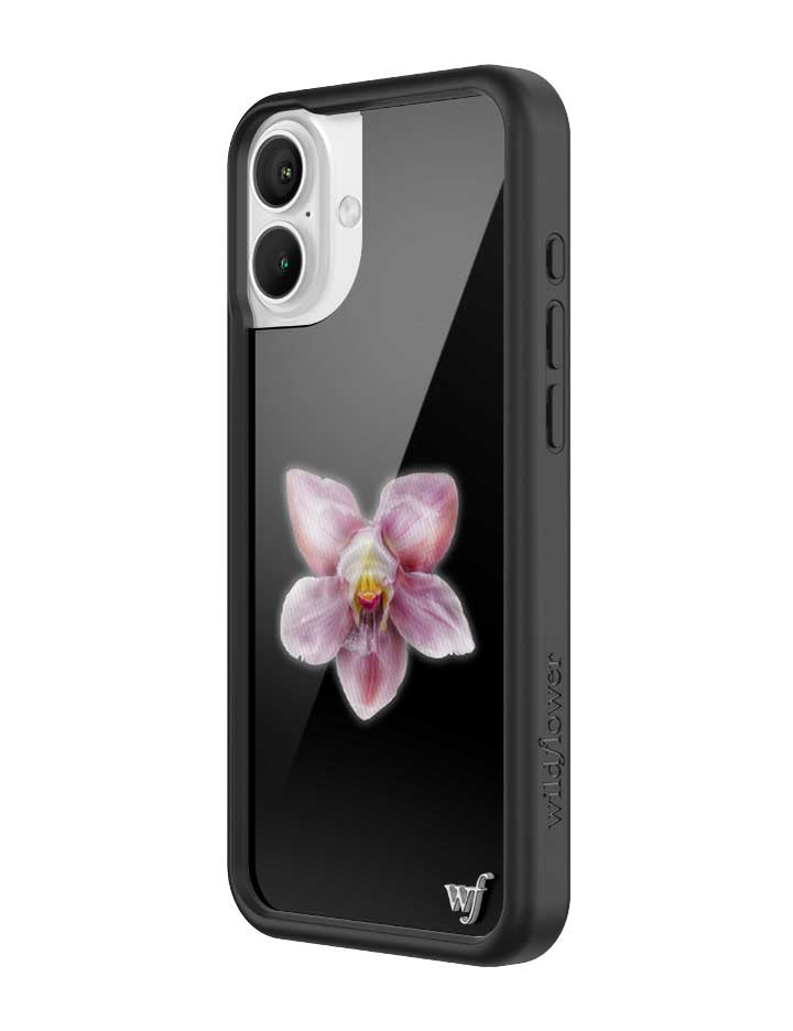 Orchid | Black iPhone Case