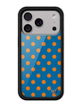 Polka Dot | Blue and Orange iPhone Case