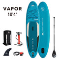 Aqua Marina VAPOR 10'4" Inflatable Paddle Board All-Around SUP