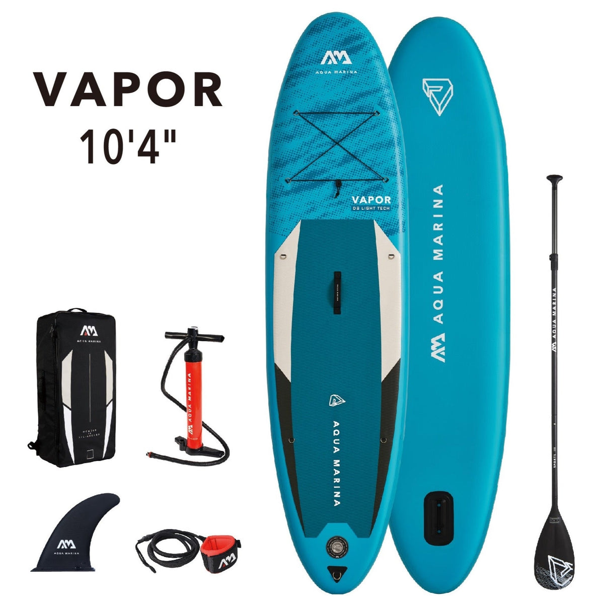 Aqua Marina VAPOR 10'4" Inflatable Paddle Board All-Around SUP