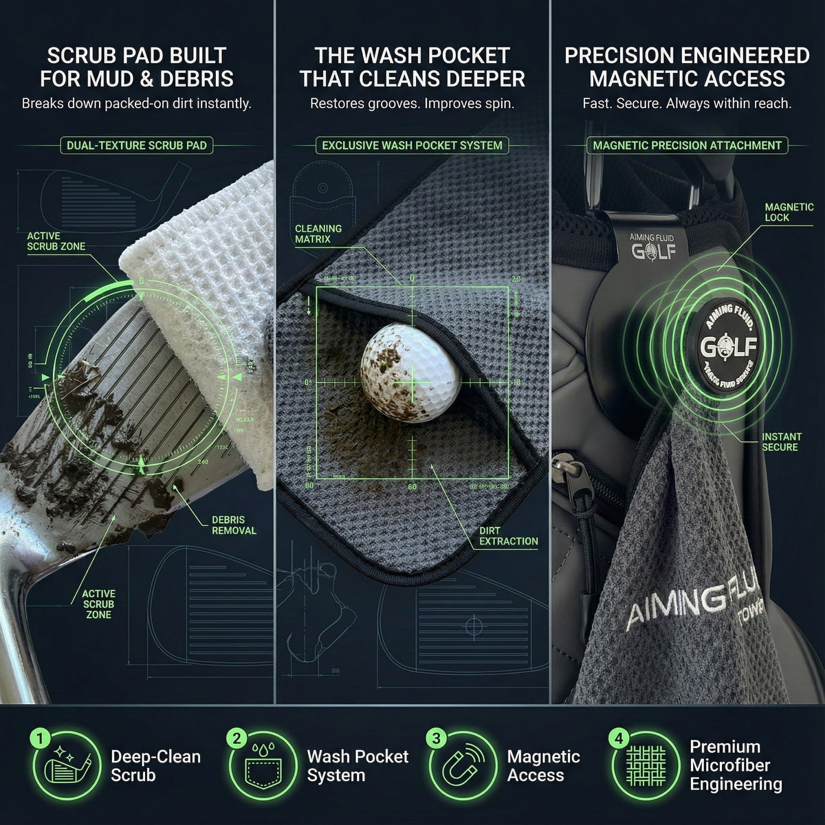 Light Duty Magnetic Towel + Landing Pad System