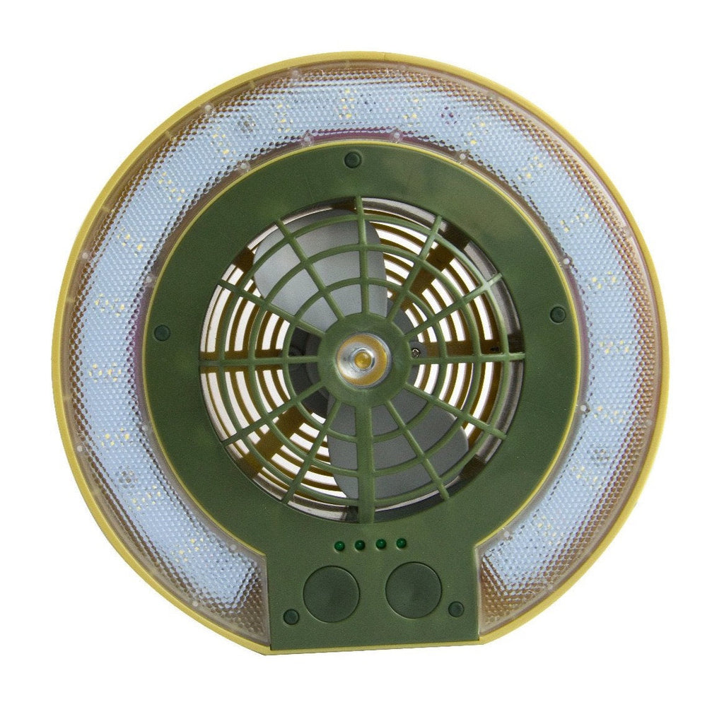 TRU De-LIGHT LiteBreeze LED Multi-Use Multipurpose Disc Fan / Light For Work / Play - Indoor / Outdoor Use