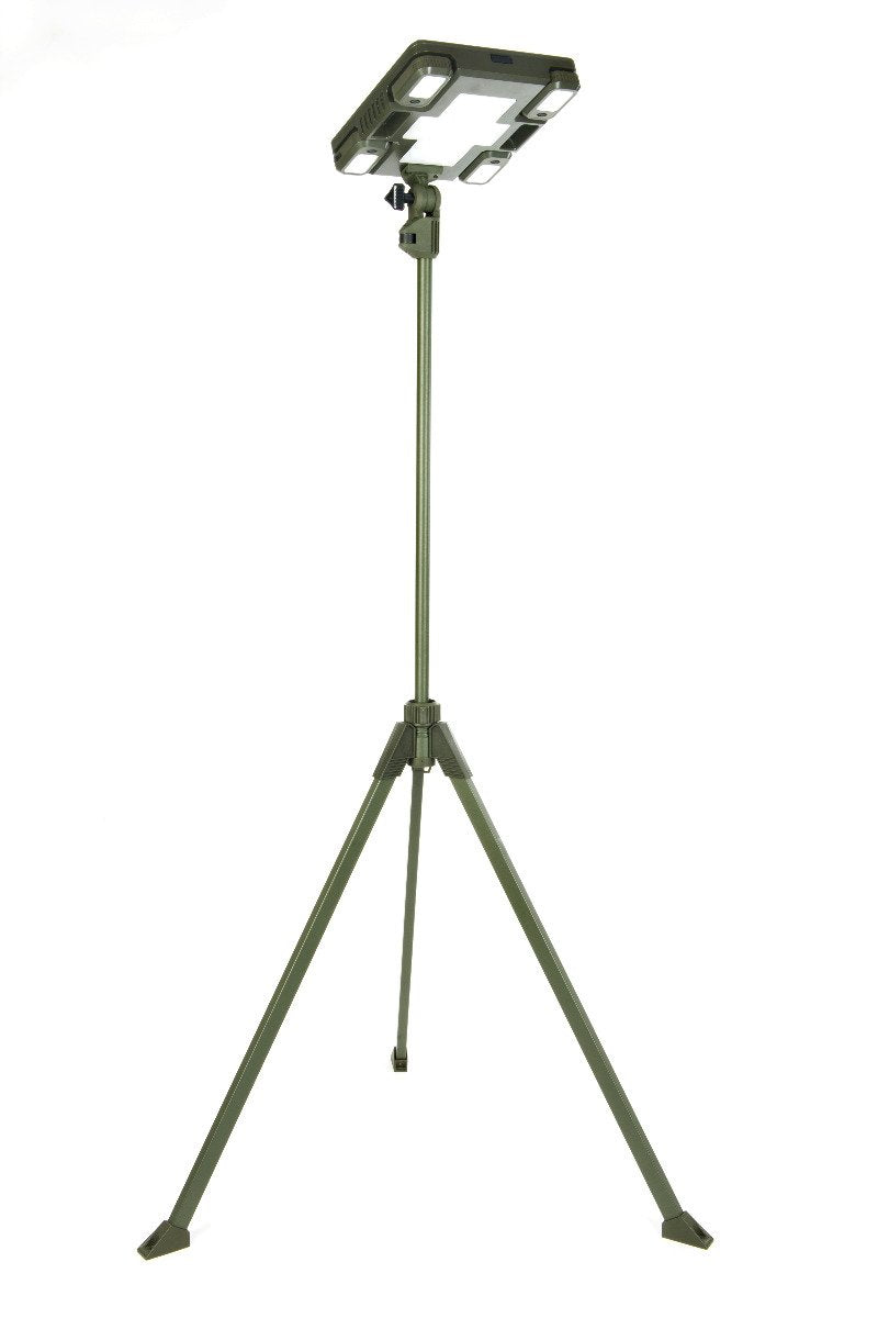 TRU De-LIGHT WHITENIGHT Multipurpose Solar / AC / DC - Garden, Camping Main Light + 3 Independent Detachable Multi Mode Side Lights / Tripod + Carrying Bag